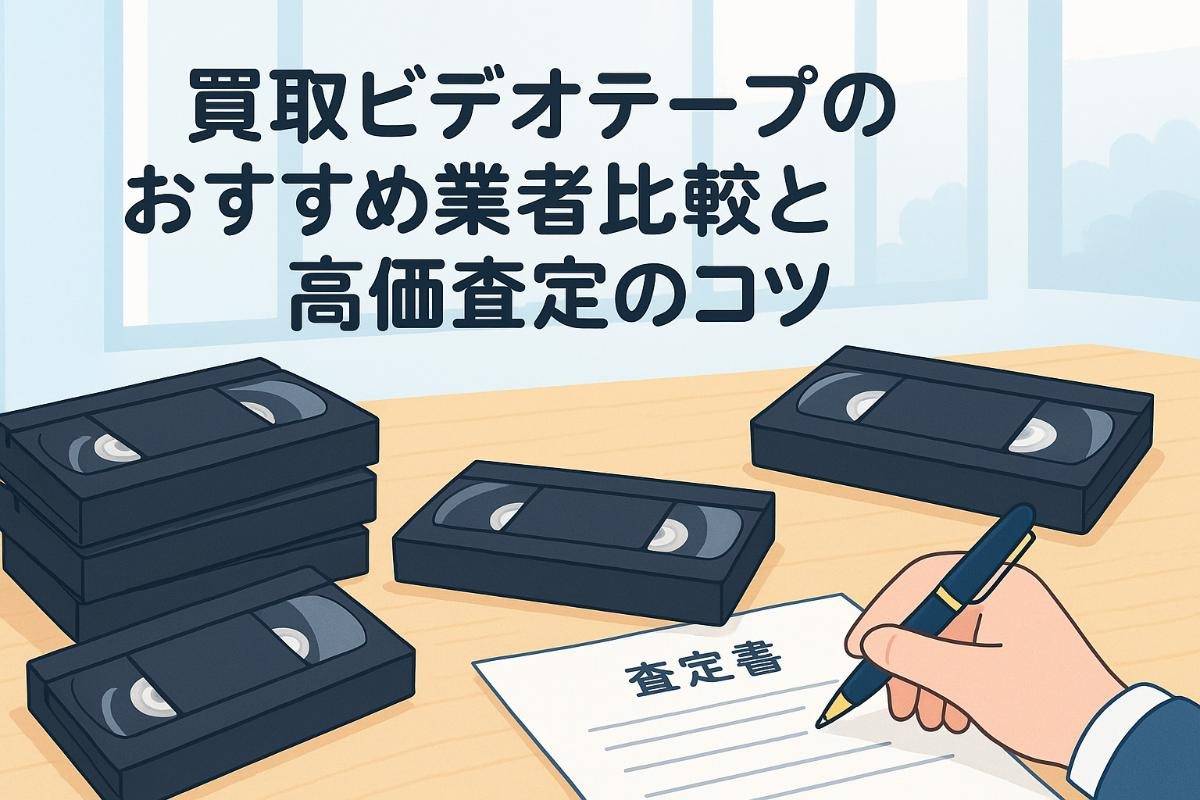 買取ビデオテープのおすすめ業者比較と高価査定のコツ