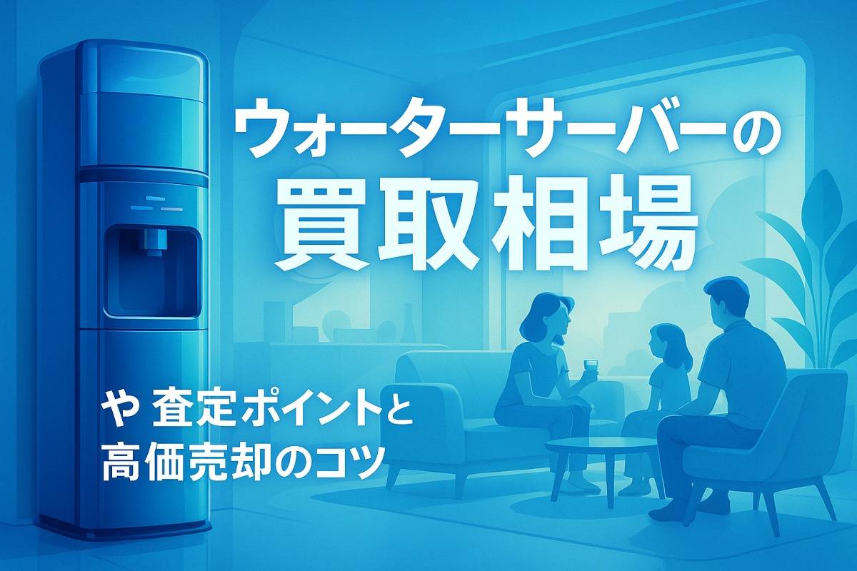 ウォーターサーバーの買取相場や査定ポイントと高価売却のコツ