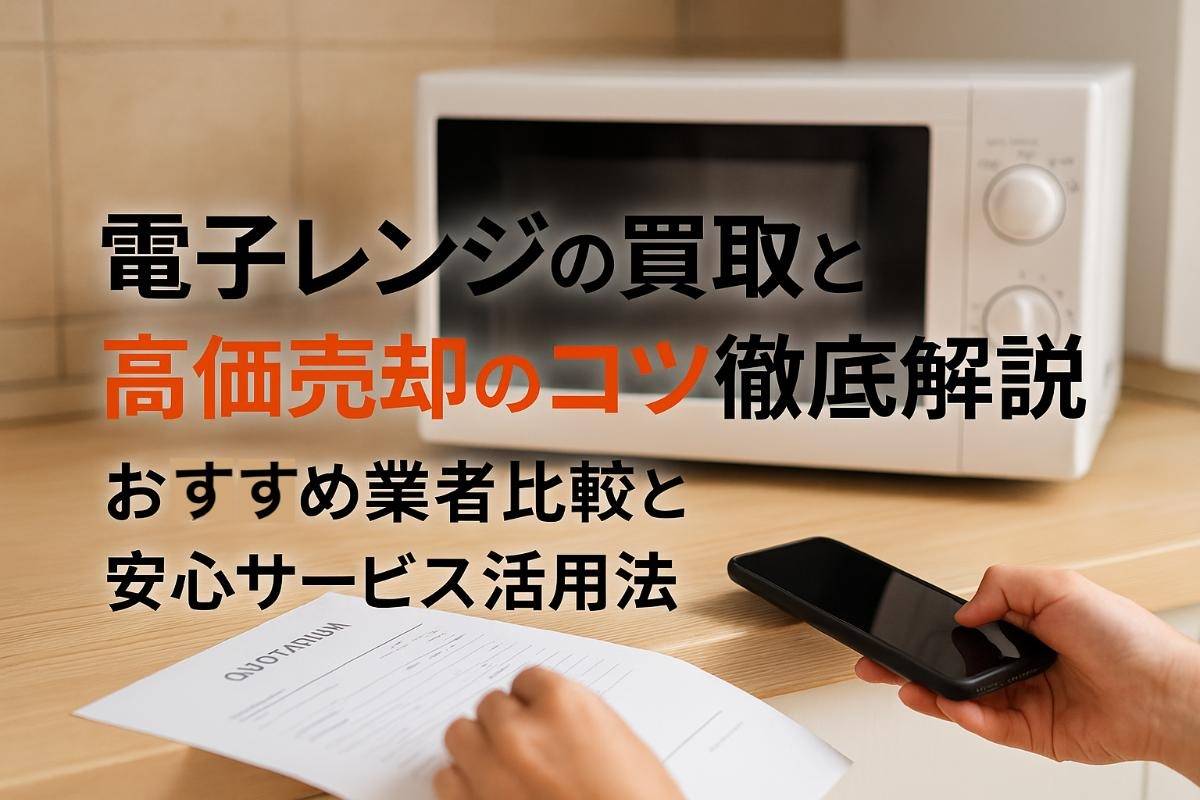 電子レンジの買取と高価売却のコツ徹底解説｜おすすめ業者比較と安心サービス活用法