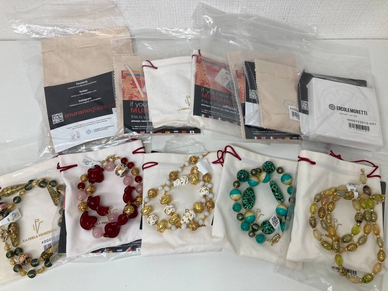 ベネチアンガラスネックレス